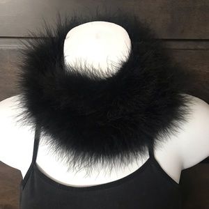 COPY - Black Plush Party Marabou